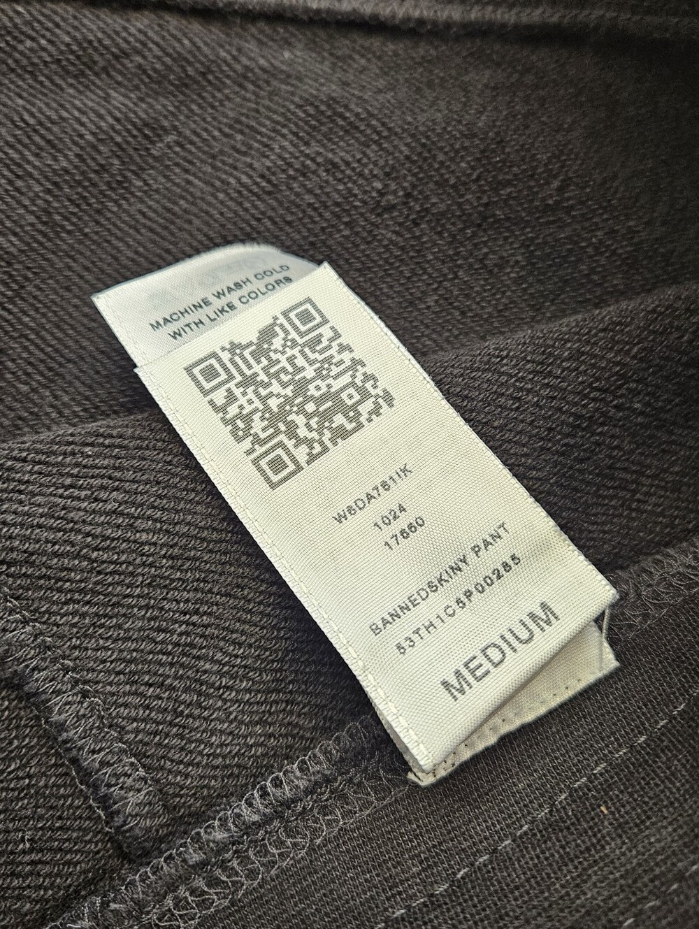 TRUE RELIGION MENS BLACK MOTO JOGGER PANT SIZE MEDIUM - Picture 6 of 11
